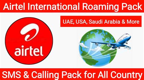 international roaming pack for airtel.